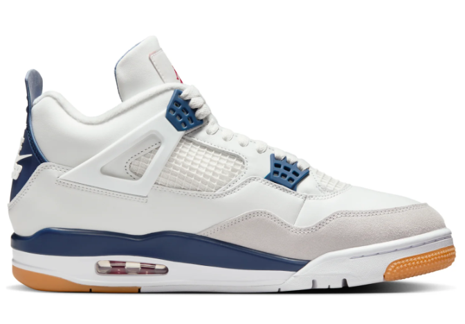 Nike SB x Air Jordan 4 Retro 'White Navy' DR5415-100