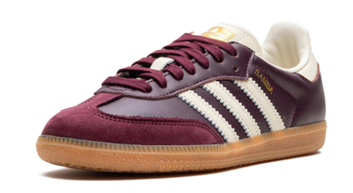 Adidas Samba OG Women's – Cream White / Earth Strata / Maroon (ID04779)