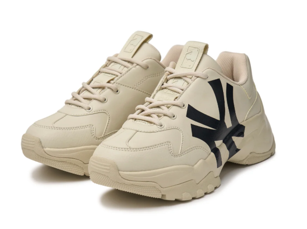 MLB Big Ball Chunky A NY Yankees Sneakers - Beige