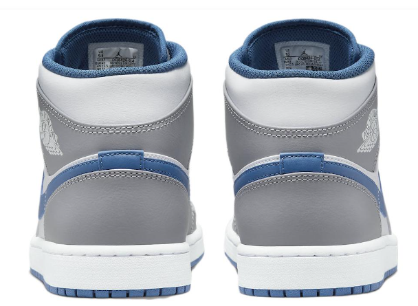 Air Jordan 1 Mid 'Cement Grey/True Blue' (2022) DQ8426-014