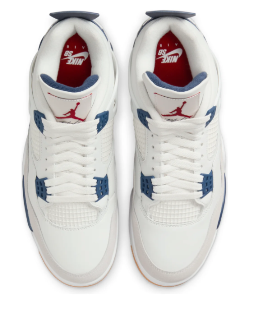 Nike SB x Air Jordan 4 Retro 'White Navy' DR5415-100