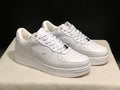 BAPE STA Low "Triple White" — All-White Leather Sneaker