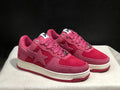 BAPE STA Low "Triple Pink" — Rose Pink Suede Sneaker