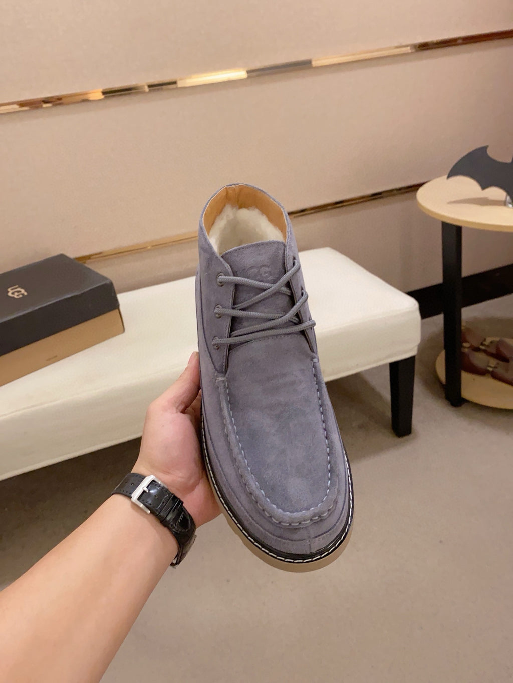 UGG Men's Suede Chukka Boot — Slate Blue