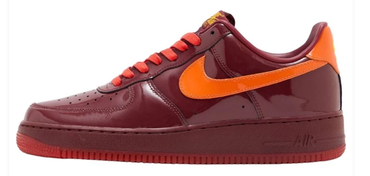 Nike Air Force 1 Low 'Dark Team Red' Patent Leather | IO4489-601