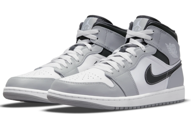 Air Jordan 1 Mid 'Light Smoke Grey' (2021) 554724-078