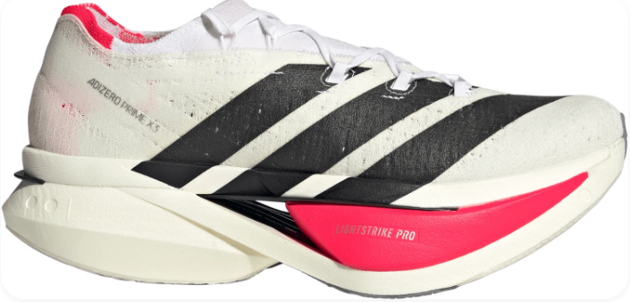Adidas Adizero Prime X3 Strung Running Shoes - Orange White Wheat Blue