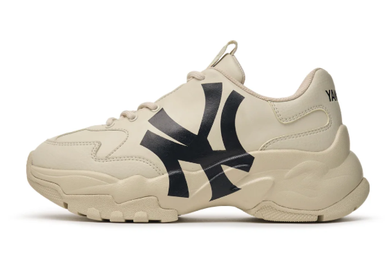 MLB Big Ball Chunky A NY Yankees Sneakers - Beige